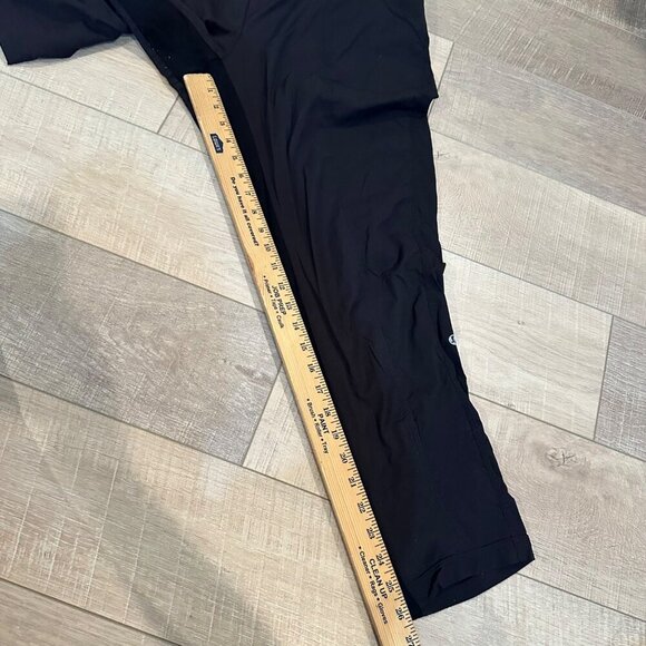 LULULEMON WOMENS STUDIO PANTS JOGGERS BLACK SIZE 12 - Picture 3 of 8